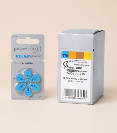 Батарейки Power One p675 (blister)